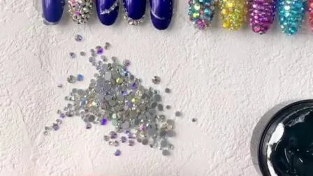 Kingswick strass Nail Art décoration Ss12 Ss20 Ab couleur cristal Flatback Non Hotfix 3D paillettes strass