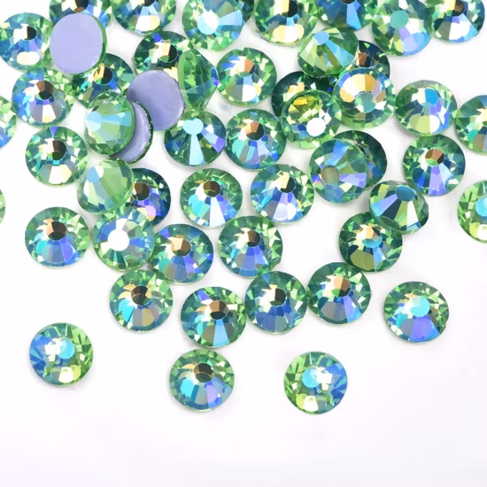Strass correcteurs Lt péridot Ab Ss16 Ss20, paillettes amples, cristal à dos plat, 1440 pièces/paquet pour sac et chaussures
